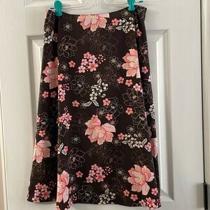 A-line skirt, pretty floral design